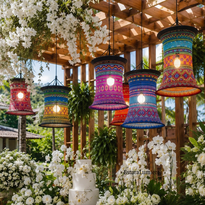 Signature Fabric Lantern - Set of 5